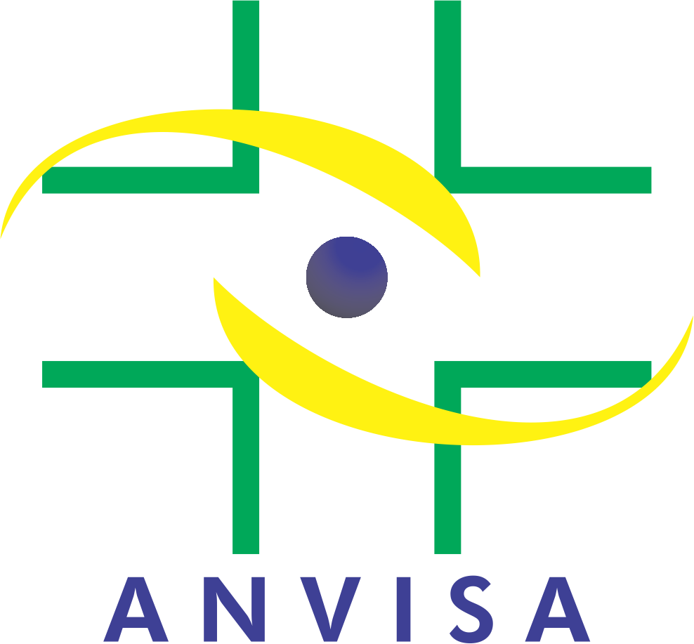 Logotipo oficial da ANVISA (Agência Nacional de Vigilância Sanitária)
